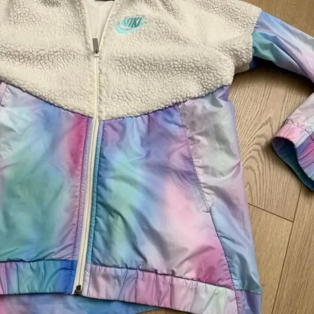 Nike Girls Windrunner Sherpa Fleece Jacket Size Large youth